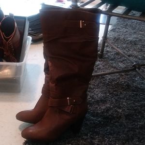 Macy's Brown Day time or evening boots